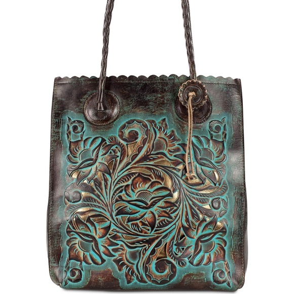 patricia nash turquoise purse